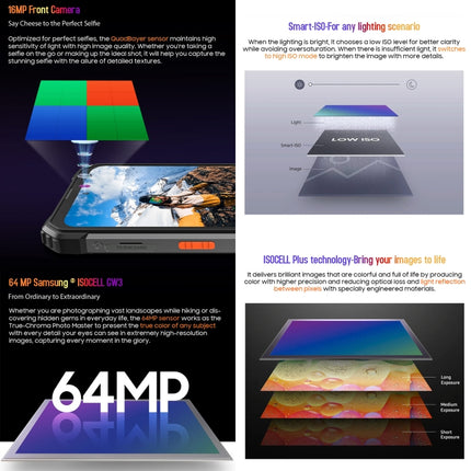 Ulefone Armor 9 Smartphone 8GB+256GB 4G IP68 IP69K Resistencia A Golpes