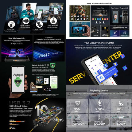 Ulefone Armor 28 Teléfono 16GB+1024GB Visión Nocturna 5G by Ulefone