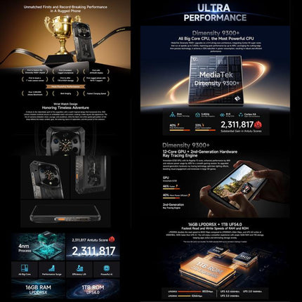 Ulefone Armor 28 Teléfono 16GB+1024GB Visión Nocturna 5G by Ulefone