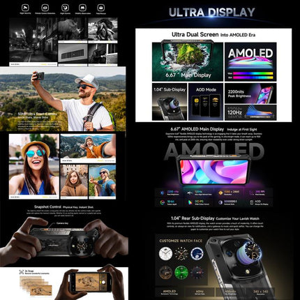 Ulefone Armor 28 Teléfono 16GB+1024GB Visión Nocturna 5G by Ulefone