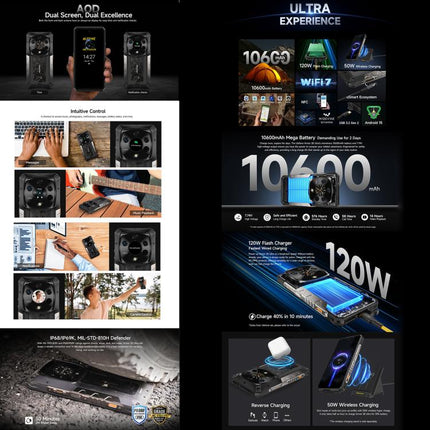 Ulefone Armor 28 Teléfono 16GB+1024GB Visión Nocturna 5G by Ulefone