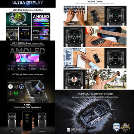 Ulefone Armor 28 UltraThermal Teléfono 16GB+1TB 5G Batería by Ulefone