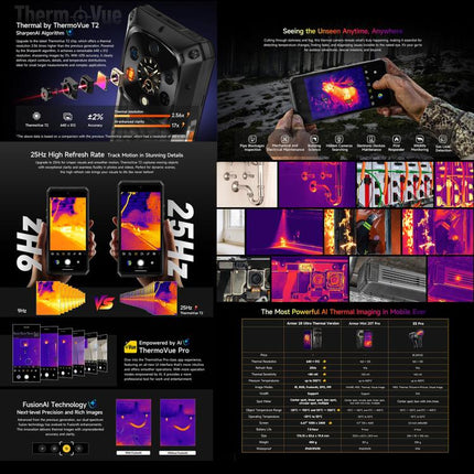 Ulefone Armor 28 UltraThermal Teléfono 16GB+1TB 5G Batería by Ulefone