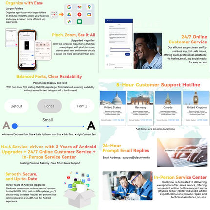 Blackview BV8200 Teléfono 12GB+256GB 6.5 Pulgadas 4G