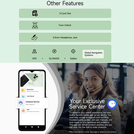 Ulefone Note 19 Smartphone 3GB+32GB Face ID Y Huella Lateral 4G