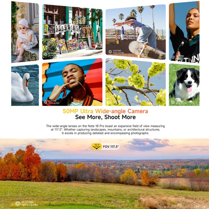 Ulefone Note 18 Pro Smartphone 6GB+256GB 6.78 Pulgadas 4G