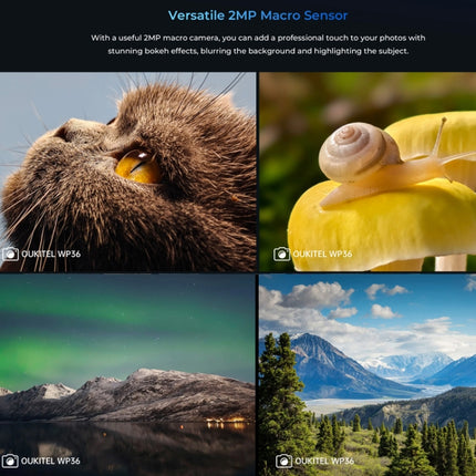 Oukitel WP36 Pro Smartphone 6GB+256GB Bateria 10600mAh 4G by OUKITEL