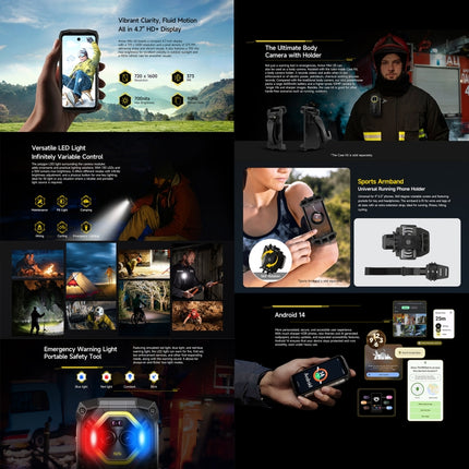 Ulefone Armor Mini 20 Teléfono Resistente 8GB+256GB IP68 4G by Ulefone