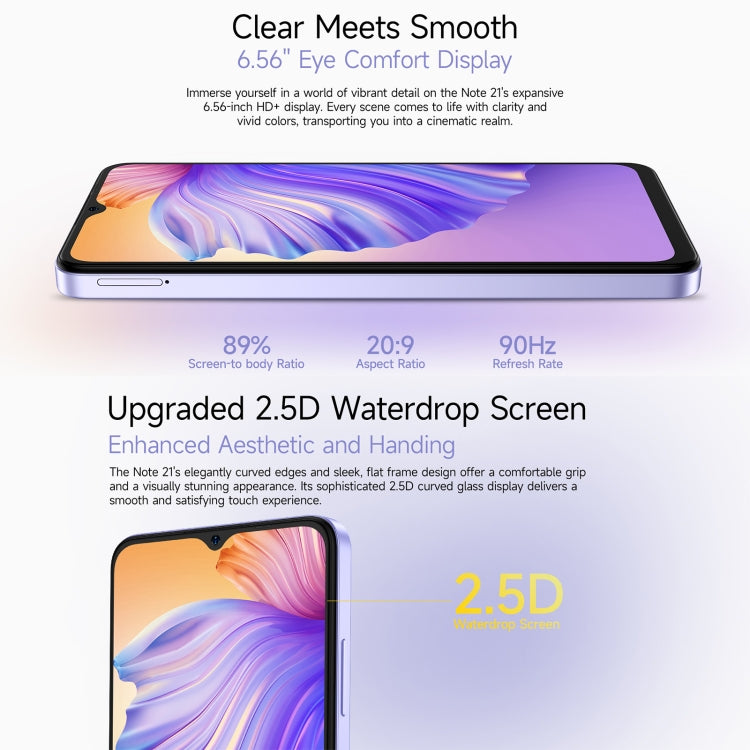 Ulefone Note 21, 4 GB + 128 GB, Android 14, 5000mAh, 4G