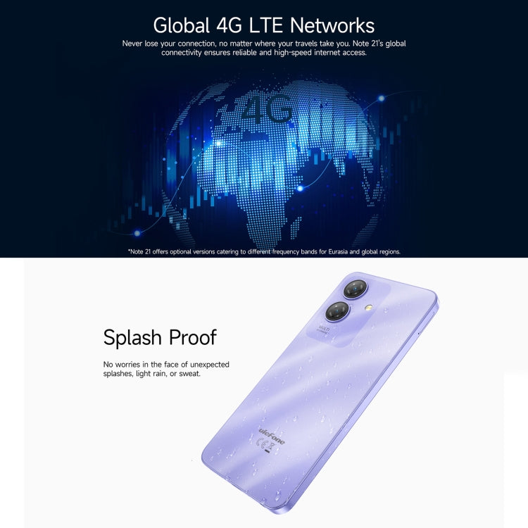 Ulefone Note 21, 4 GB + 128 GB, Android 14, 5000mAh, 4G