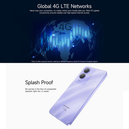 Ulefone Note 21, 4 GB + 128 GB, Android 14, 5000mAh, 4G