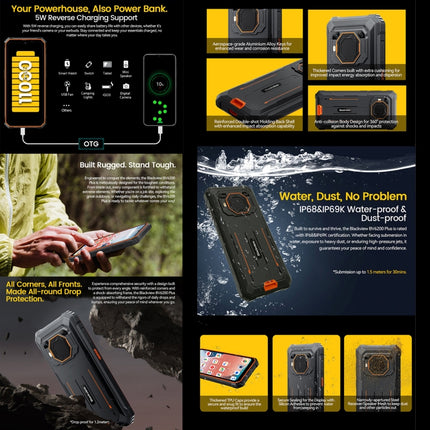 Blackview BV6200 Plus Teléfono Inteligente 8GB+256GB IP68