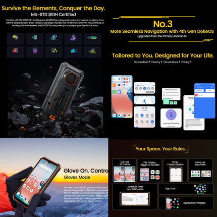 Blackview BV6200 Plus Teléfono Inteligente 8GB+256GB IP68