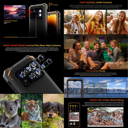 Hotwav Cyber 13 Teléfono 8GB+128GB 6,6 Pulgadas IP68 4G