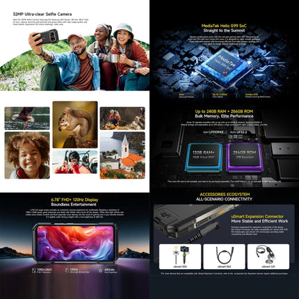 Ulefone Armor 27 Teléfono 12GB+256GB 4G Visión Nocturna by Ulefone