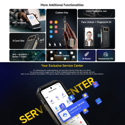 Ulefone Armor 27 Teléfono 12GB+256GB 4G Visión Nocturna by Ulefone