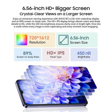 Blackview WAVE 8C Tableta 2GB+64GB 6.56 Pulgadas Android 14 GO 4G OTG