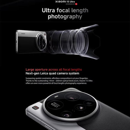 Xiaomi Xiaomi 15 Ultra Global Smartphone 16GB+512GB 200MP Cámara 5G