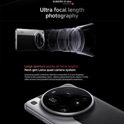 Xiaomi 15 Ultra Global Smartphone 16GB+512GB 200MP Camera by Xiaomi