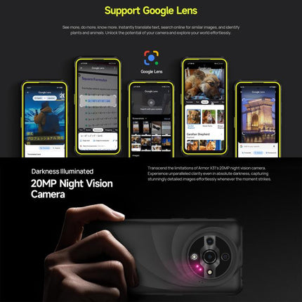 Ulefone Armor X31 Smartphone 6GB+128GB Visión Nocturna 4G