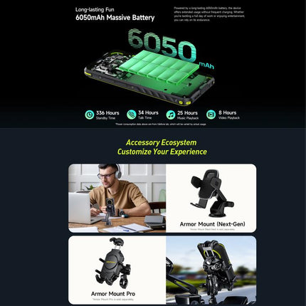 Ulefone Armor X31 Smartphone 6GB+128GB Visión Nocturna 4G