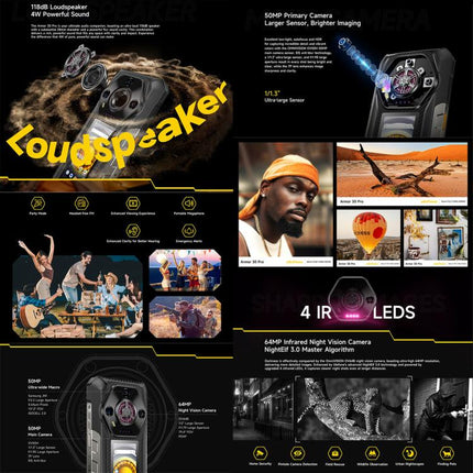 Ulefone Armor 30 Pro Smartphone 16GB+512GB 5G Duradero by Ulefone