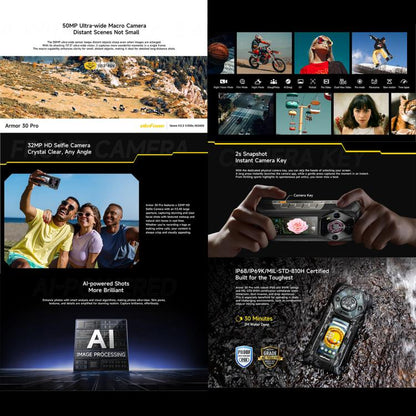 Ulefone Armor 30 Pro Smartphone 16GB+512GB 5G Duradero by Ulefone