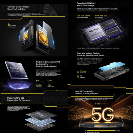 Ulefone Armor 30 Pro Smartphone 16GB+512GB 5G Duradero by Ulefone