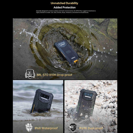 Oukitel WP23 Plus Teléfono Resistente 8GB 256GB Pantalla 6.52