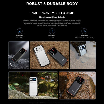 DOOGEE Blade 10 Max Smartphone Red 8GB+256GB 4G NFC Android 14