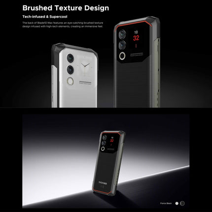 DOOGEE Blade 10 Max Smartphone Red 8GB+256GB 4G NFC Android 14