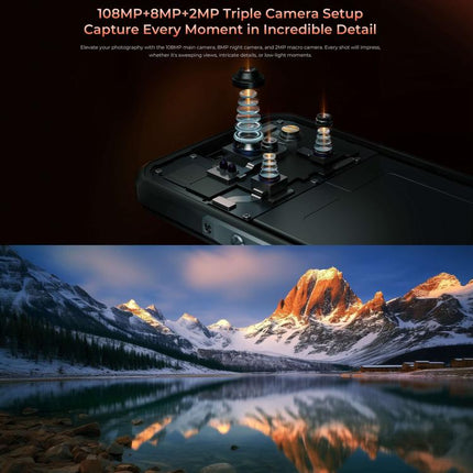 Oukitel WP55 Pro Teléfono Robusto 16GB+512GB Android15 5G