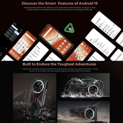Oukitel WP55 Pro Teléfono Robusto 16GB+512GB Android15 5G by OUKITEL