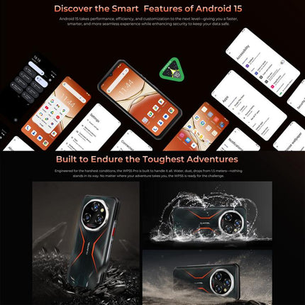Oukitel WP55 Pro Teléfono Robusto 16GB+512GB Android15 5G