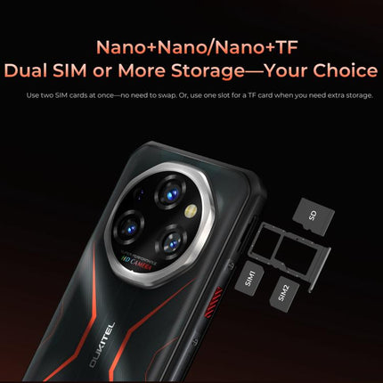 Oukitel WP55 Pro Teléfono Robusto 16GB+512GB Android15 5G