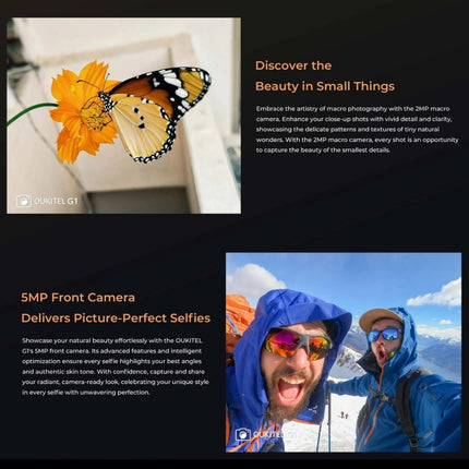 Oukitel G1 Teléfono Robusto 6GB+256GB 4G Resistente Duradero