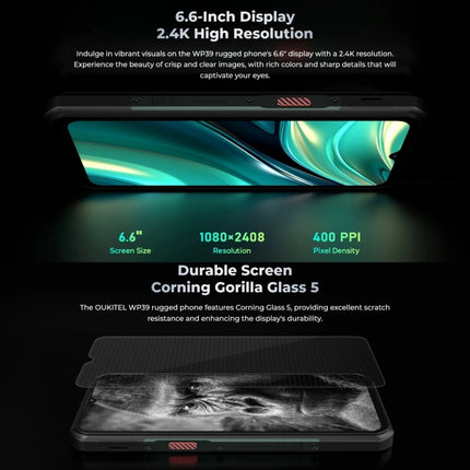 Oukitel WP39 5G Teléfono Robusto 6GB+256GB Visión Nocturna