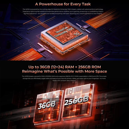 Oukitel WP55 5G Teléfono Robusto 12GB+256GB 108MP Cámara