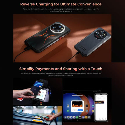 Oukitel WP55 5G Teléfono Robusto 12GB+256GB 108MP Cámara