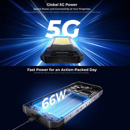 Oukitel WP100 TITAN Smartphone 16GB+512GB Projector 5G by OUKITEL