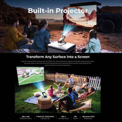 Oukitel WP100 TITAN Smartphone 16GB+512GB Projector 5G by OUKITEL