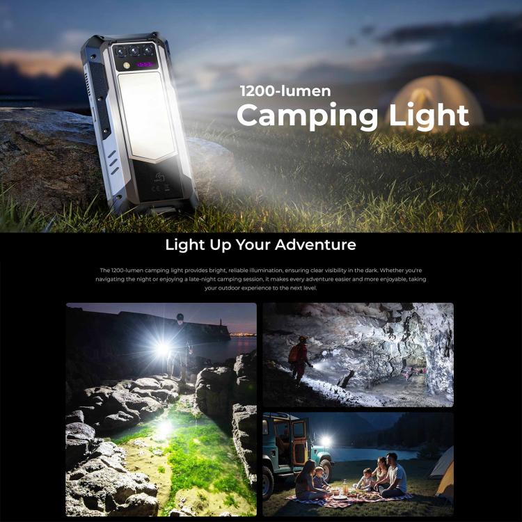 Oukitel WP100 TITAN Teléfono Rugged 5G 16GB+512GB Batería 33000mAh Cámara 200MP