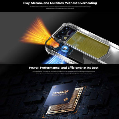 Oukitel WP100 TITAN Teléfono Rugged 5G 16GB+512GB Batería 33000mAh Cámara 200MP