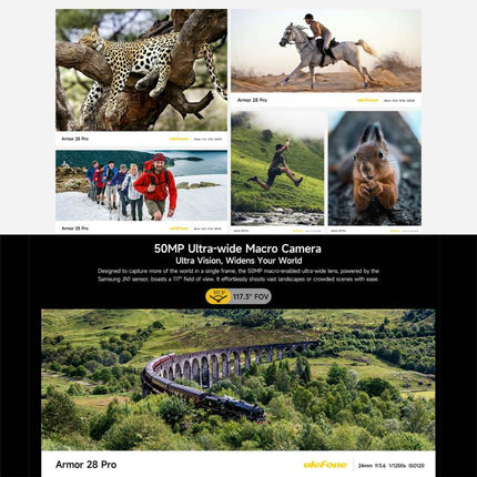 Ulefone Armor 28 Pro Teléfono 16GB+512GB Noche Visión 5G by Ulefone
