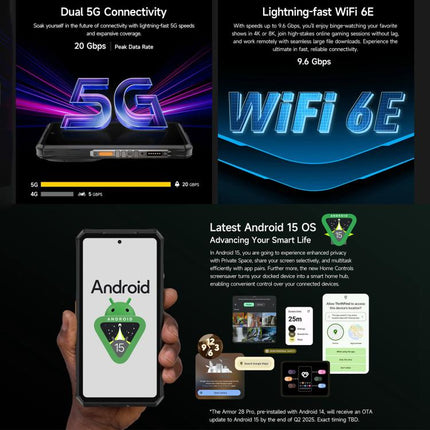 Ulefone Armor 28 Pro Teléfono 16GB+512GB Noche Visión 5G by Ulefone