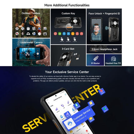 Ulefone Armor 28 Pro Teléfono 16GB+512GB Noche Visión 5G by Ulefone