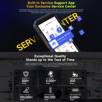 Ulefone Armor X32 Teléfono 8GB+256GB Visión Nocturna 4G