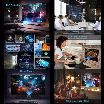 Unihertz 8849 Tank 2 Pro Teléfono 12GB+256GB Proyector 4G by Unihertz