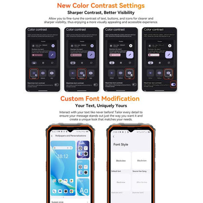 Blackview Oscal Marine 2 Smartphone 8GB+256GB 6.56 Inch Android 15 4G by Blackview