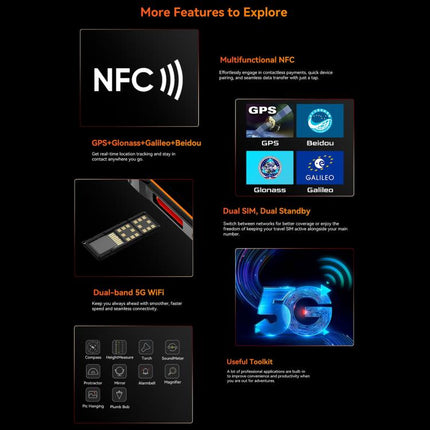 Blackview Oscal Marine 2 Smartphone 8GB+256GB 6.56 Inch Android 15 4G